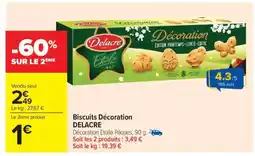 Carrefour Market Biscuits Décoration DELACRE offre