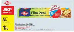 Carrefour Market Film 2en1 offre