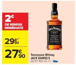 Carrefour Market Tennessee Whisky JACK DANIEL’S offre