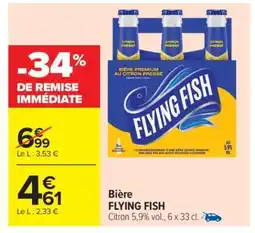 Carrefour Market Bière FLYING FISH offre