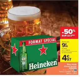 Carrefour Market HEINEKEN offre