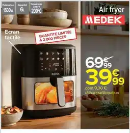 Carrefour Market Air fryer MEDEK offre