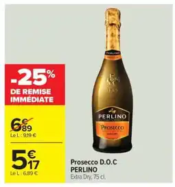 Carrefour Prosecco D.O.C PERLINO offre