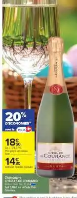 Carrefour Champagne CHARLES DE COURANCE offre