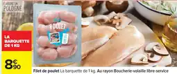 Carrefour FILET DE POULET offre