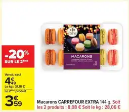 Carrefour Macarons CARREFOUR EXTRA offre