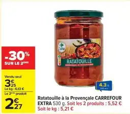 Carrefour Ratatouille à la Provençale CARREFOUR EXTRA offre
