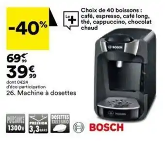 BUT Machine à dosettes offre