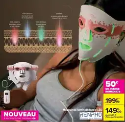 Carrefour Masque de luminothérapie LED offre