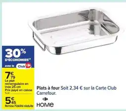 Carrefour Plats à four offre