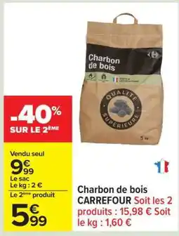 Carrefour Charbon de bois CARREFOUR offre