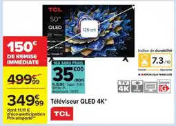 Carrefour Téléviseur QLED 4K offre