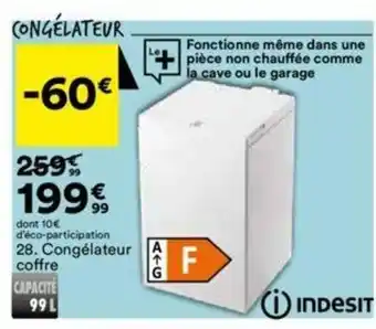 Congélateur coffre