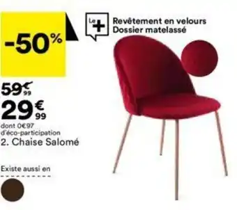 BUT Chaise salomé offre
