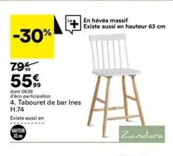 BUT Tabouret de bar lnes offre