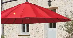 Intermarché Hyper Parasol deporte shanghai rotatif rouge offre