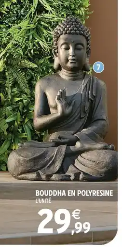 Intermarché Hyper Bouddha en polyresine offre