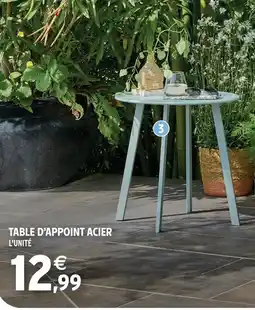 Intermarché Hyper Table d'appoint acier offre