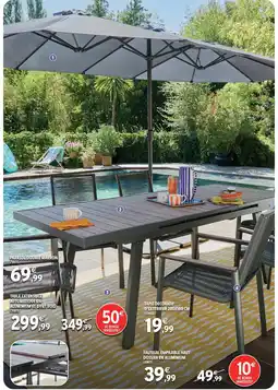 Intermarché Hyper Parasol double marron offre