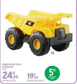Intermarché Hyper Caterpillar camion benne 38 cm offre