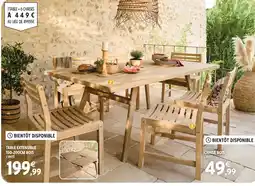 Intermarché Hyper Table extensible 150-200cm bois offre