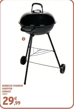 Intermarché Hyper Somagic barbecue charbon hampton offre