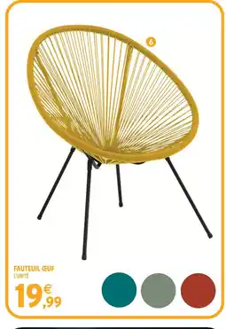 Intermarché Hyper Fauteuil œuf offre