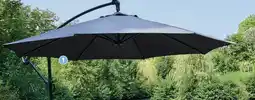 Intermarché Hyper Parasol deporte rotatif 3m a leds anthracite offre