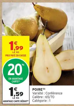 Intermarché Poire conférence offre