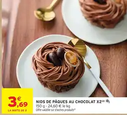 Intermarché Nids de pâques au chocolat offre
