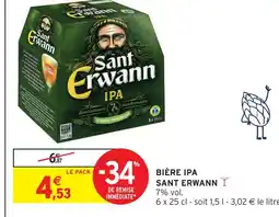 Intermarché Sant erwann bière ipa offre