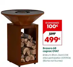 Truffaut Brasero 68 cognac oyat offre