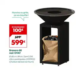 Truffaut Brasero 68 noir oyat offre