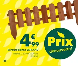 Truffaut Bordure sienna cerland offre