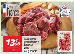 Netto Viande bovine bourguignon à mijoter offre
