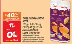 Netto Netto tuiles saveur barbecue offre