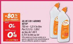 Netto Netto gel wc 3 en 1 agrumes offre