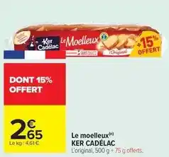 Carrefour Drive Le moelleux offre