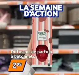 Action Diffuseur de parfum à bâtonnets offre
