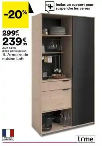 BUT Armoire de cuisine loft offre