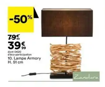 BUT Lampe armory offre