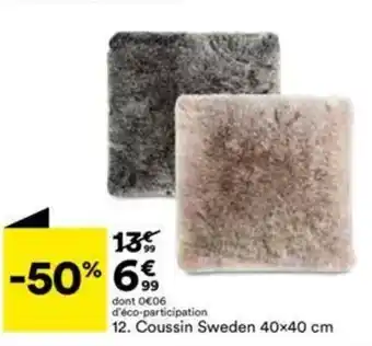BUT Coussin sweden offre