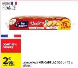 Carrefour Le moelleux offre