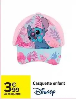 Carrefour Disney - casquette enfant offre