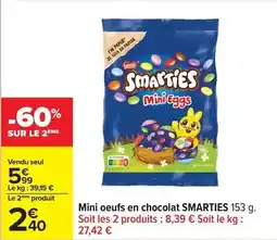 Carrefour Nestlé - mini oeufs en chocolat offre