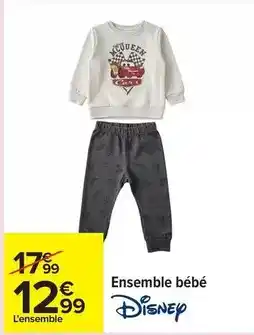 Carrefour Disney - ensemble bébé offre