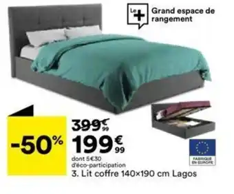 BUT Lit coffre offre