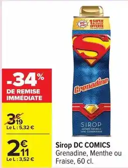 Carrefour Sirop offre