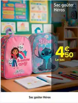 Carrefour Gabby's dollhouse - sac goûter héros offre