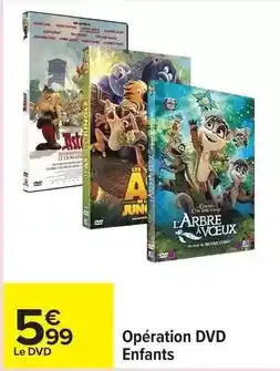 Carrefour Cat - opération dvd enfants offre